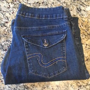 Lee Riders W 14 Med Stretch Jean Flap Pocket